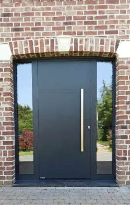 PORTE ENTREE - ALUMINIUM - SOGEFEM - BETHUNE LILLE ARRAS LEN