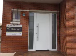 PORTE ENTREE - ALUMINIUM - SOGEFEM - BETHUNE LILLE ARRAS LEN