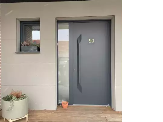 PORTE ENTREE - ALUMINIUM - SOGEFEM - BETHUNE LILLE ARRAS LEN