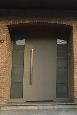 PORTE ENTREE - ALUMINIUM - SOGEFEM - BETHUNE LILLE ARRAS LEN