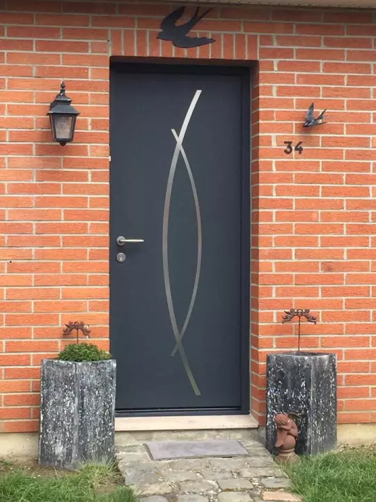 PORTE ENTREE - ALUMINIUM - SOGEFEM - BETHUNE LILLE ARRAS LEN